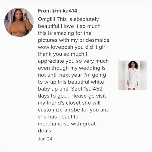 ✨CUSTOM✨Personalized Women’s Waffle Robe - Picture 4 of 5